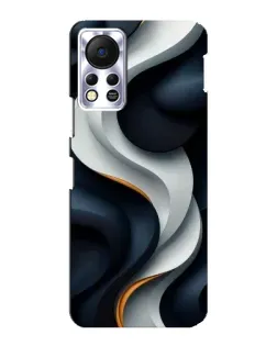 Чохол для Infinix Hot 11s з картинкою «Об'ємні чорно-білі стрічки» Чохол для Infinix Hot 11s з картинкою «Об'ємні чорно-білі стрічки»
