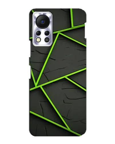 Чехол для Infinix Hot 11s с картинкой «Зеленые геометрические линии» Чехол для Infinix Hot 11s с картинкой «Зеленые геометрические линии»