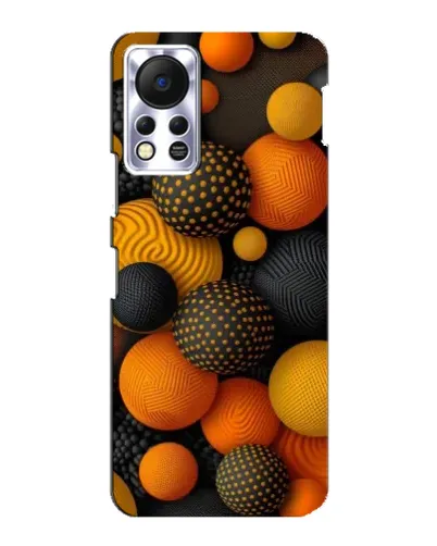 Чехол для Infinix Hot 11s с картинкой «Объемные оранжевые сферы» Чехол для Infinix Hot 11s с картинкой «Объемные оранжевые сферы»