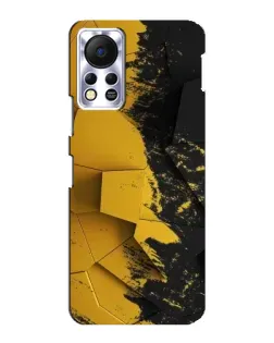 Чехол для Infinix Hot 11s с картинкой «Золотые осколки геометрии»