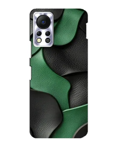 Чехол для Infinix Hot 11s с картинкой «Зеленые кожаные волны» Чехол для Infinix Hot 11s с картинкой «Зеленые кожаные волны»