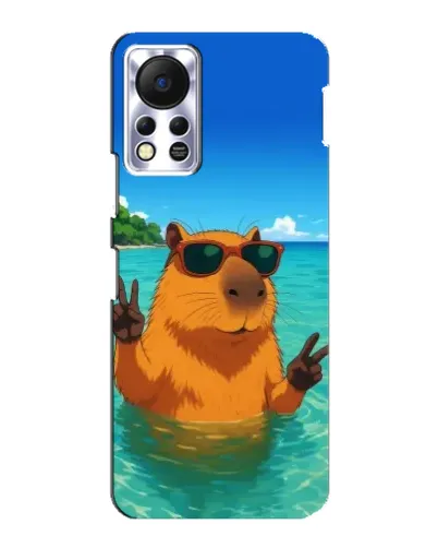 Чехол для Infinix Hot 11s с картинкой «Морская капибара» Чехол для Infinix Hot 11s с картинкой «Морская капибара»