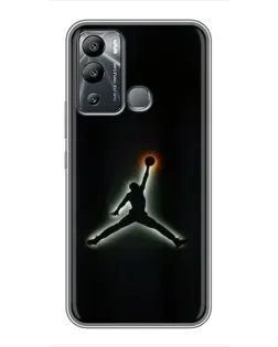 Чохол для Infinix Hot 12 Play з картинкою «Jordan Gradient Logo»