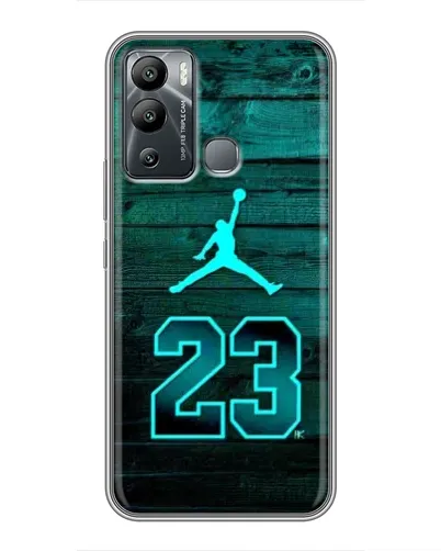 Чехол для Infinix Hot 12 Play с картинкой «Jordan Cyan 23»