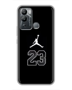 Чохол для Infinix Hot 12 Play з картинкою «Jordan Flight 23»