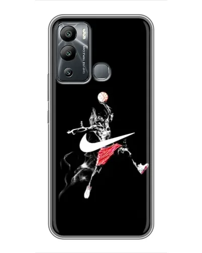Чехол для Infinix Hot 12 Play с картинкой «Jordan Jumpman»