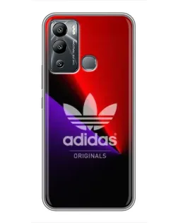 Чехол для Infinix Hot 12 Play с картинкой «Adidas Red Neon»