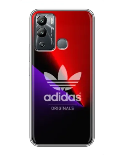 Чехол для Infinix Hot 12 Play с картинкой «Adidas Red Neon»