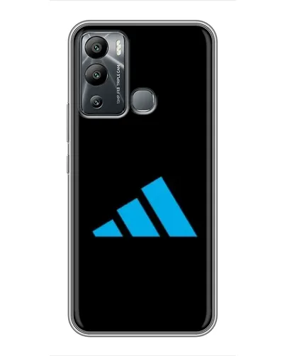 Чехол для Infinix Hot 12 Play с картинкой «Adidas Cyan Logo» Чехол для Infinix Hot 12 Play с картинкой «Adidas Cyan Logo»