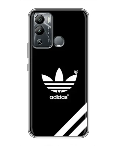 Чехол для Infinix Hot 12 Play с картинкой «Adidas с диагональными полосами»