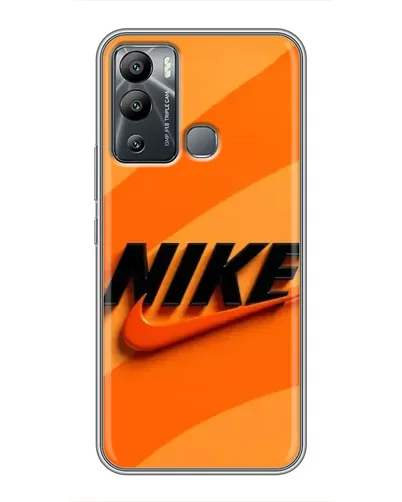 Чехол для Infinix Hot 12 Play с картинкой «Оранжевый драйв Nike» Чехол для Infinix Hot 12 Play с картинкой «Оранжевый драйв Nike»