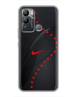 Чохол для Infinix Hot 12 Play з картинкою «Абстрактний дизайн Nike»