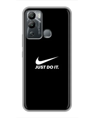 Чехол для Infinix Hot 12 Play с картинкой «Минимализм от Nike» Чехол для Infinix Hot 12 Play с картинкой «Минимализм от Nike»