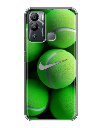 Чехол для Infinix Hot 12 Play с картинкой «Теннисные мячи Найк» Чехол для Infinix Hot 12 Play с картинкой «Теннисные мячи Найк»