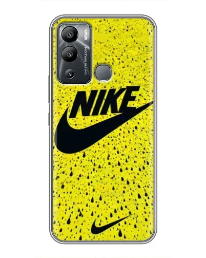Чехол для Infinix Hot 12 Play с картинкой «Желтый текстурный Nike» Чехол для Infinix Hot 12 Play с картинкой «Желтый текстурный Nike»