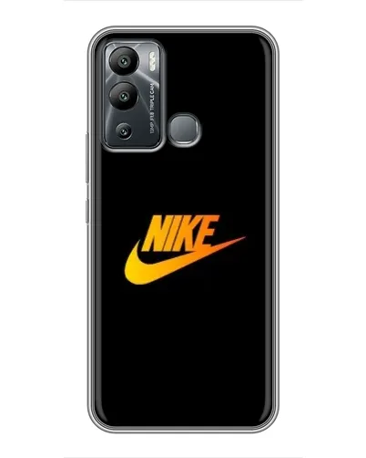Чехол для Infinix Hot 12 Play с картинкой «Золотой логотип Nike» Чехол для Infinix Hot 12 Play с картинкой «Золотой логотип Nike»