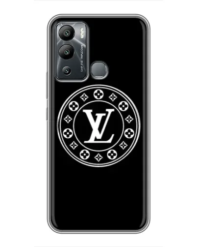Чехол для Infinix Hot 12 Play с картинкой «LV — печать стиля»
