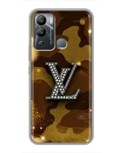 Чехол для Infinix Hot 12 Play с картинкой «Камуфляжный Louis Vuitton»