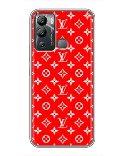 Чехол для Infinix Hot 12 Play с картинкой «Яркий паттерн LV»