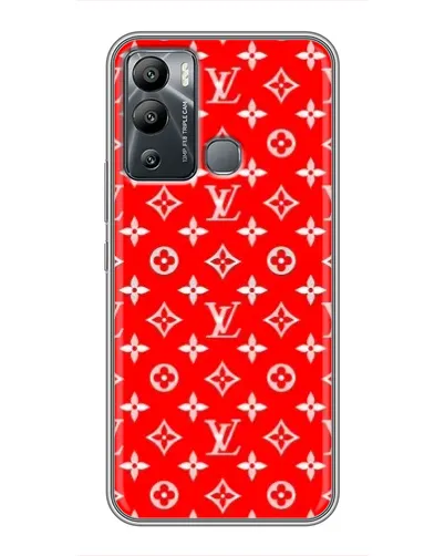 Чехол для Infinix Hot 12 Play с картинкой «Яркий паттерн LV»