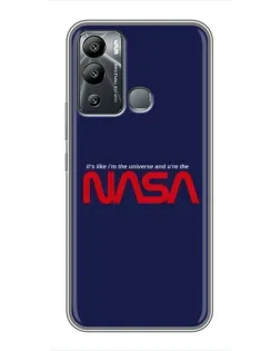 Чехол для Infinix Hot 12 Play с картинкой «NASA — глубокий космос»