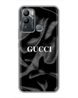 Чохол для Infinix Hot 12 Play з картинкою «Gucci — шовкові хвилі» Чохол для Infinix Hot 12 Play з картинкою «Gucci — шовкові хвилі»