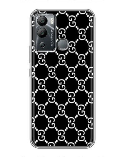 Чехол для Infinix Hot 12 Play с картинкой «Gucci — сетчатый паттерн» Чехол для Infinix Hot 12 Play с картинкой «Gucci — сетчатый паттерн»