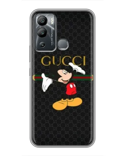 Чехол для Infinix Hot 12 Play с картинкой «Микки Маус Gucci» Чехол для Infinix Hot 12 Play с картинкой «Микки Маус Gucci»
