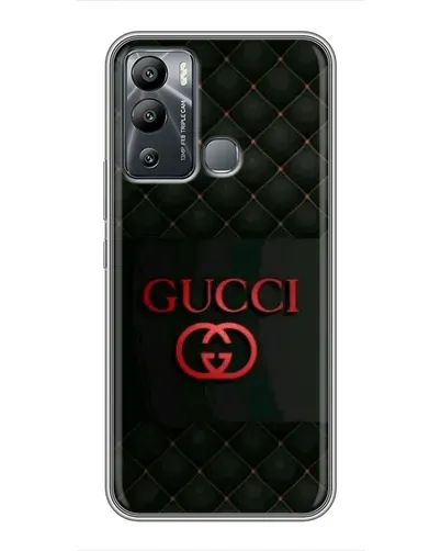 Чехол для Infinix Hot 12 Play с картинкой «Gucci — стеганый черный» Чехол для Infinix Hot 12 Play с картинкой «Gucci — стеганый черный»
