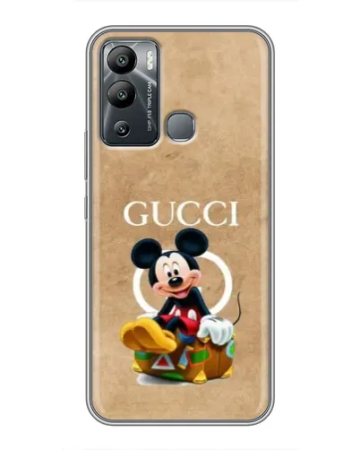 Чехол для Infinix Hot 12 Play с картинкой «Микки Маус Gucci — крафт» Чехол для Infinix Hot 12 Play с картинкой «Микки Маус Gucci — крафт»