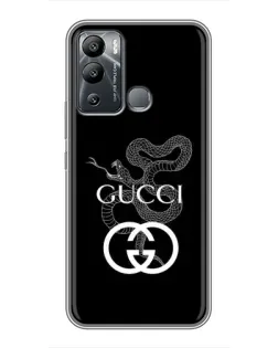 Чохол для Infinix Hot 12 Play з картинкою «Gucci — срібна змія» Чохол для Infinix Hot 12 Play з картинкою «Gucci — срібна змія»