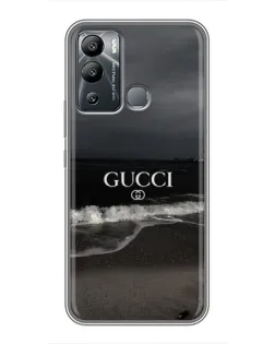 Чохол для Infinix Hot 12 Play з картинкою «Gucci — морський прибій» Чохол для Infinix Hot 12 Play з картинкою «Gucci — морський прибій»