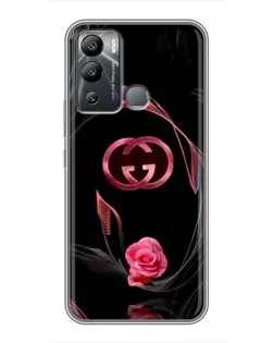 Чохол для Infinix Hot 12 Play з картинкою «Gucci — неонова троянда» Чохол для Infinix Hot 12 Play з картинкою «Gucci — неонова троянда»