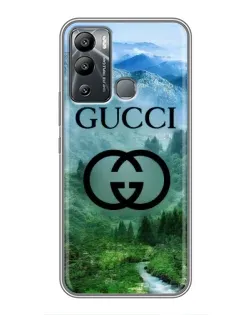 Чохол для Infinix Hot 12 Play з картинкою «Gucci — гірський пейзаж» Чохол для Infinix Hot 12 Play з картинкою «Gucci — гірський пейзаж»