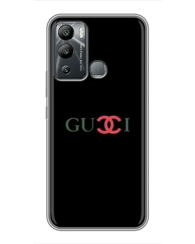 Чехол для Infinix Hot 12 Play с картинкой «Gucci — красный градиент» Чехол для Infinix Hot 12 Play с картинкой «Gucci — красный градиент»