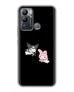 Чохол для Infinix Hot 12 Play з картинкою «My Melody та Kuromi»