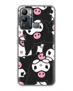 Чохол для Infinix Hot 12 Play з картинкою «Патерн голів Куромі»