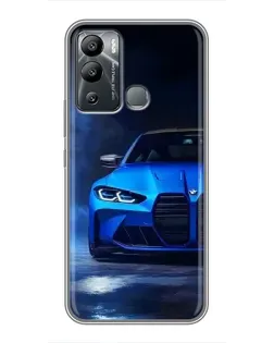 Чохол для Infinix Hot 12 Play з картинкою «Блакитна BMW M4»