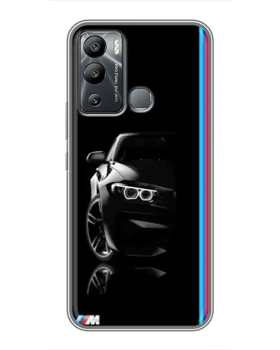 Чехол для Infinix Hot 12 Play с картинкой «Силуэт BMW в темноте» Чехол для Infinix Hot 12 Play с картинкой «Силуэт BMW в темноте»