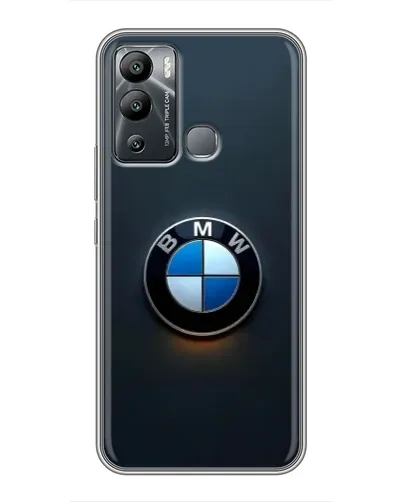 Чехол для Infinix Hot 12 Play с картинкой «Логотип BMW — минимализм» Чехол для Infinix Hot 12 Play с картинкой «Логотип BMW — минимализм»