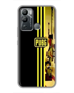 Чехол для Infinix Hot 12 Play с картинкой «PUBG — камуфляжный шлем»