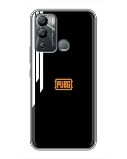 Чехол для Infinix Hot 12 Play с картинкой «PUBG — вертикальные линии»