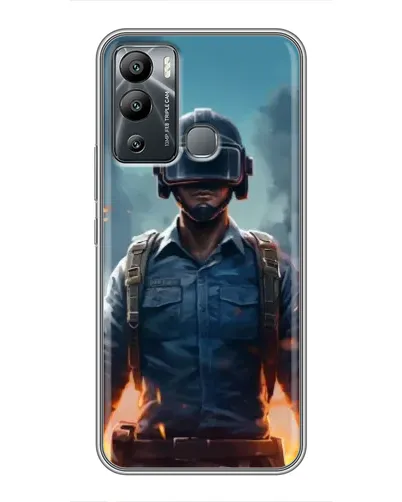 Чохол для Infinix Hot 12 Play з картинкою «PUBG — реалістичний герой» Чохол для Infinix Hot 12 Play з картинкою «PUBG — реалістичний герой»