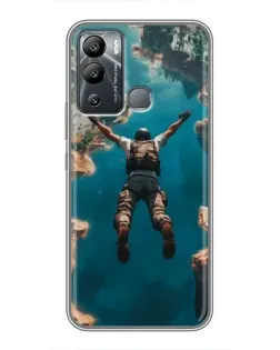 Чохол для Infinix Hot 12 Play з картинкою «PUBG — вільне падіння»