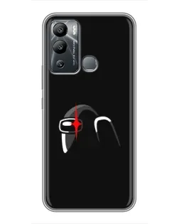 Чехол для Infinix Hot 12 Play с картинкой «Among Us шлем»