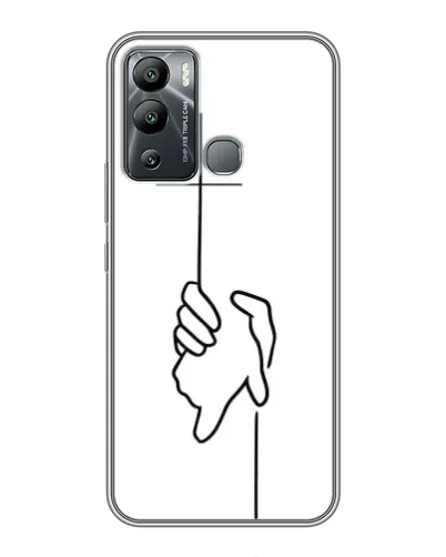 Чохол для Infinix Hot 12 Play з картинкою «Рука тримає» Чохол для Infinix Hot 12 Play з картинкою «Рука тримає»