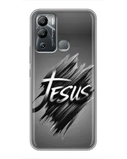 Чохол для Infinix Hot 12 Play з картинкою «Напис Jesus Graffiti»