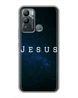 Чохол для Infinix Hot 12 Play з картинкою «Зоряне небо Jesus»