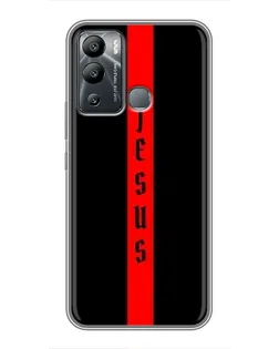 Чохол для Infinix Hot 12 Play з картинкою «Червона лінія віри»