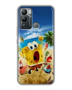 Чехол для Infinix Hot 12 Play с картинкой «Развлечения на пляже»